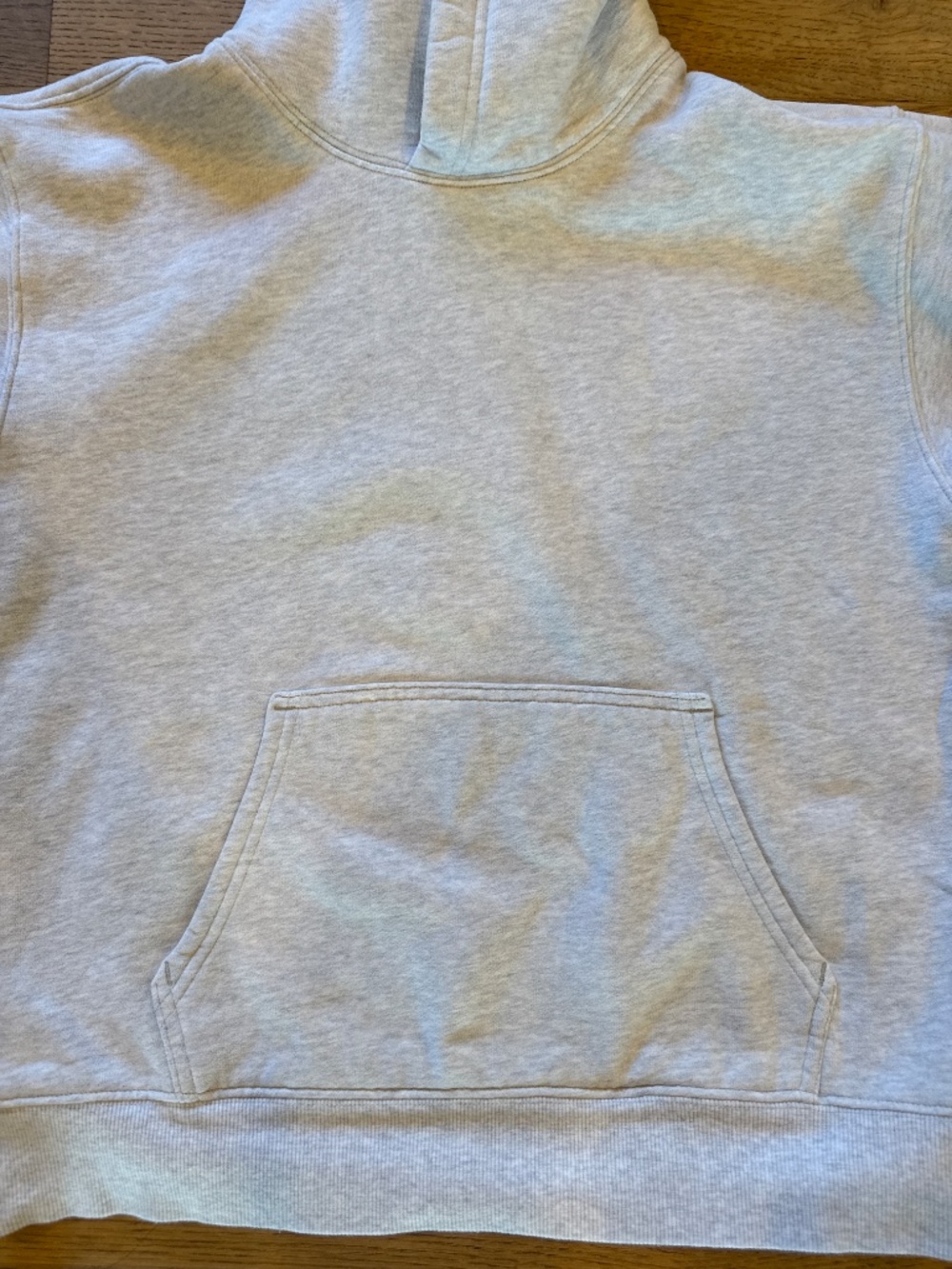 ARITZIA sweat fleece light grey hoodie - Picture 3 of 9